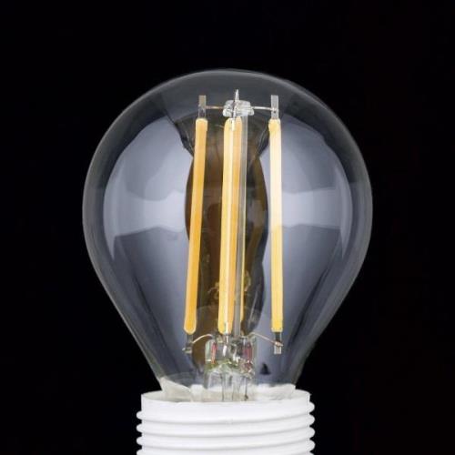 LED-Leuchtmittel Filament E14 G45 klar 6W 827 720lm dimmbar