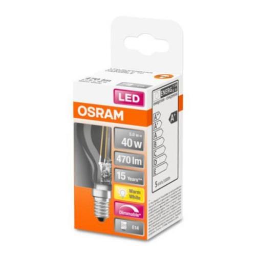 LED-Tropfenlampe E14 4,8W Filament 2.700K dimmbar