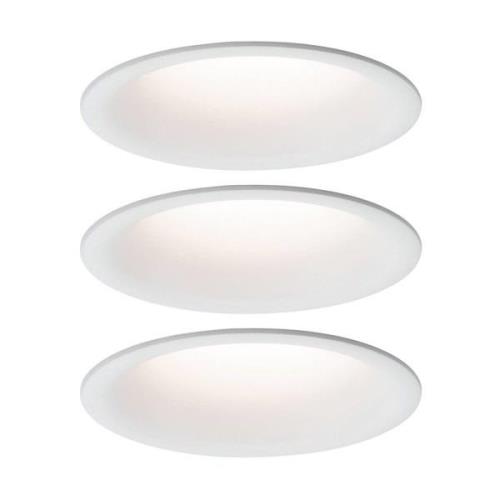 Paulmann LED-Einbaulampe Cymbal 3x6,8W IP44