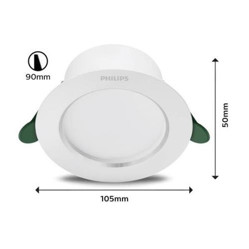 Philips Diamond Cut LED-Spot 10,5cm 400lm/2,2W 830