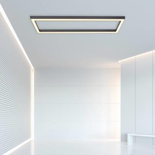 LED-Deckenlampe PURE Lines, 110 x 30 cm, anthrazit, Remote