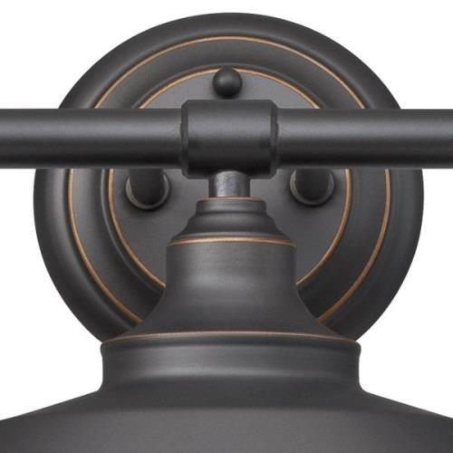 Westinghouse Iron Hill Wandleuchte, schwarz, 3fl