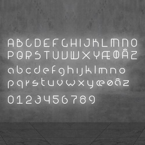 Artemide Alphabet of Light Wand Kleinbuchstabe e