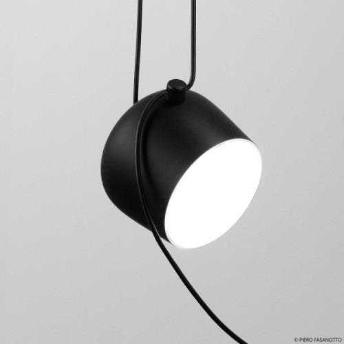 FLOS Aim Small LED-Hängeleuchte, schwarz