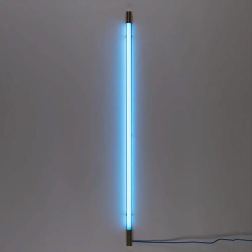 SELETTI Linea Gold LED-Wandlampe, blau