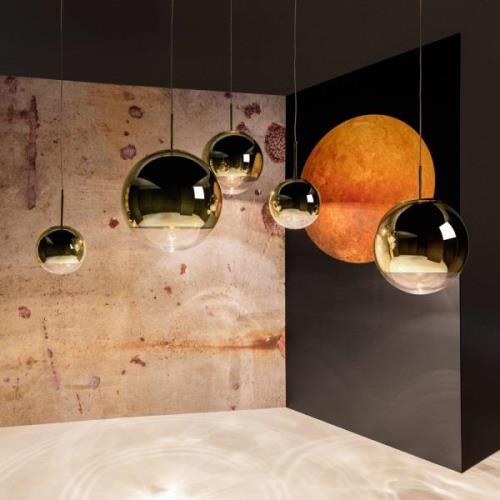 Tom Dixon Mirror Ball LED-Hängelampe Ø 50 cm gold