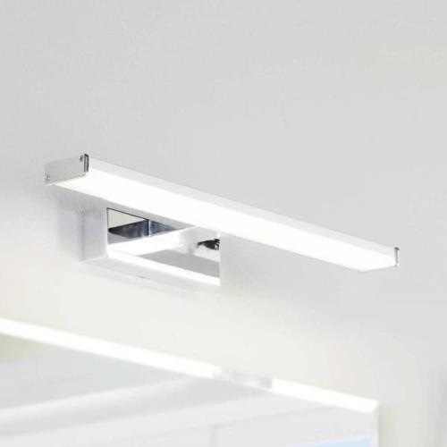 LED-Spiegelleuchte Pandella 1, chrom 4.000 K, 40cm