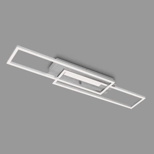 LED-Deckenleuchte Frame Mid, 3.000 K, aluminium