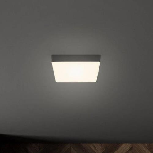 LED-Deckenleuchte Flame, 15,7 x 15,7 cm, schwarz