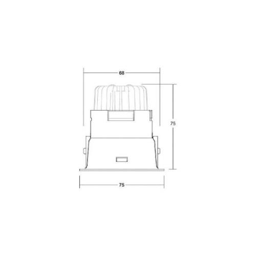 BRUMBERG Spot Binato DALI-dim-to-warm Anschlussbox schwarz