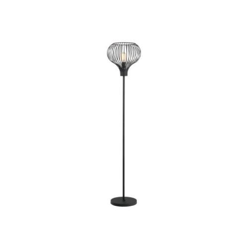 Stehlampe Aglio, Höhe 180 cm, schwarz, Metall