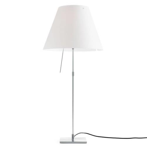 Luceplan Costanza Tischlampe alu weiß mit Diffusor