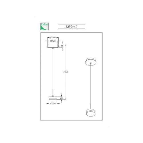 LED-Hängeleuchte Dunk, aluminium, 1-flammig, 3.000 K, Metall