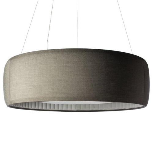 Luceplan Silenzio LED-Pendelleuchte grau Ø 150cm