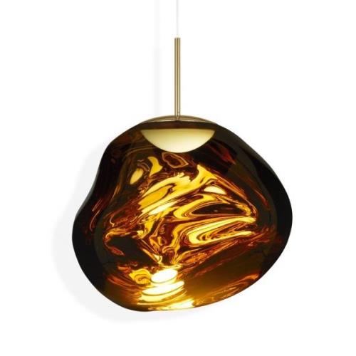 Tom Dixon LED-Hängelampe Melt, Ø 50 cm, amber gold