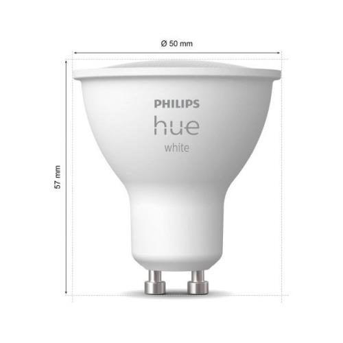 Philips Hue White LED-Reflektor GU10 4,2 W 2.700 K