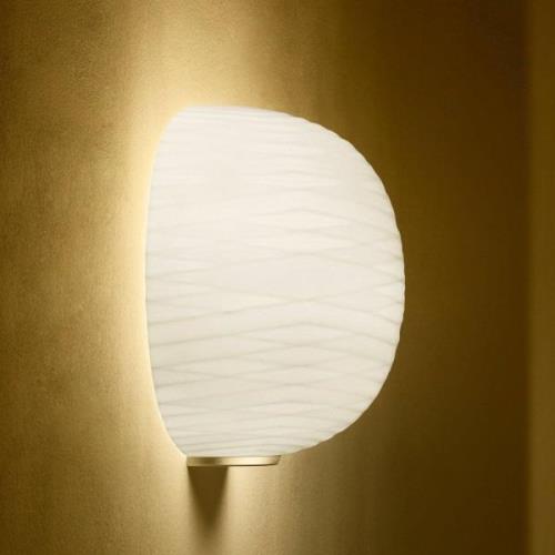 Foscarini Gem semi Wandleuchte aus Glas, gold