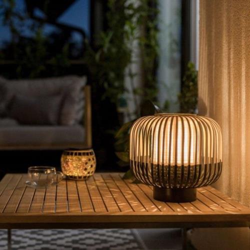 Forestier Bamboo Light S Tischlampe 24 cm schwarz