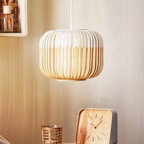 Forestier Bamboo Light XS Pendellampe 27cm weiß