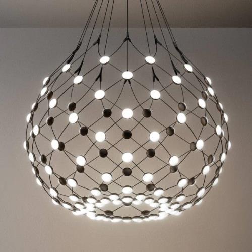 Luceplan Mesh LED-Hängelampe Ø 80cm 1m Abhängung