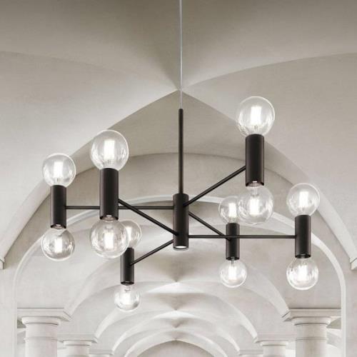 Modo Luce Chandelier Hängelampe 13fl 107cm schwarz