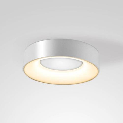 LED-Deckenleuchte Sauro, Ø 30 cm, silber