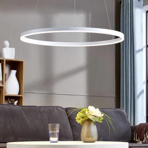 Arcchio Albiona LED-Hängeleuchte, weiß, 80 cm