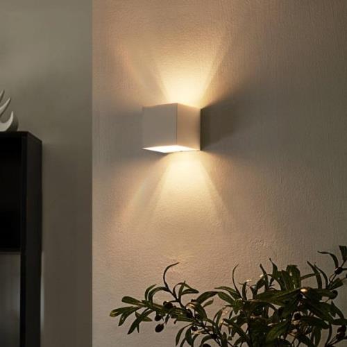 Arcchio LED-Wandleuchte Zuzana, eckig, weiß, 9,7 cm breit