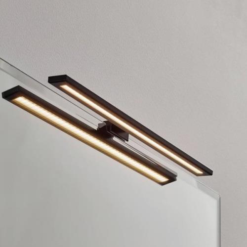 LED-Spiegelleuchte Espelho 40 cm schwarz 3.000 K