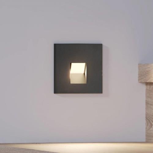 Arcchio Vexi LED-Einbaulampe CCT schwarz 7,5cm