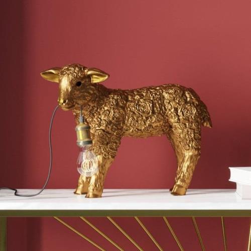 KARE Animal Flower Sheep Tischleuchte gold