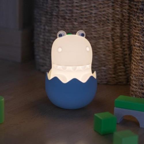 LED-Akku-Nachttischleuchte Diggy Dino, USB, RGBW