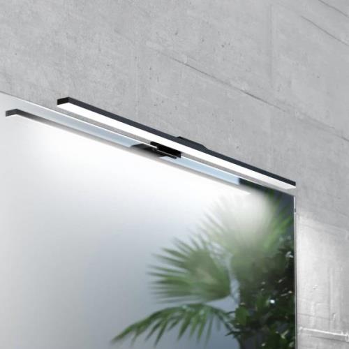 LED-Spiegelleuchte Triga IP44 schwarz 60cm, 4.000K