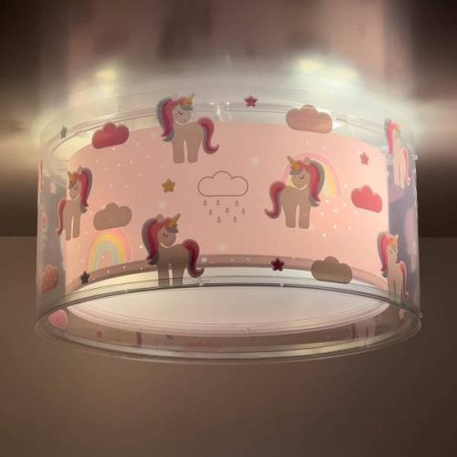 Dalber Unicorns Deckenlampe, Einhornmotiv, 1-flg.