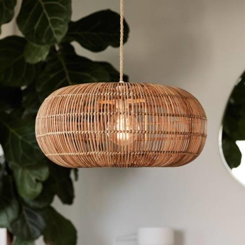 PR Home Hängeleuchte Zuri aus Rattan, Ø 51 cm