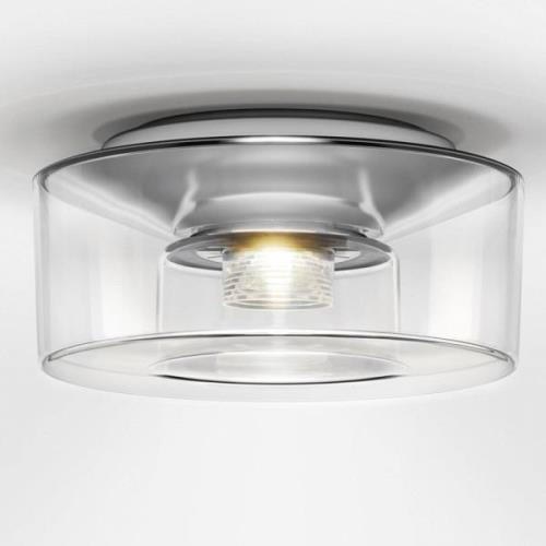 serien.lighting Curling M Decke 2.700K Glas klar