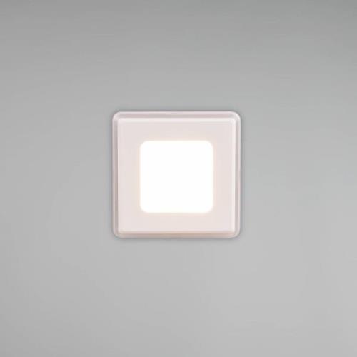 LED-Einbauleuchte Nimbus IP44 8,5x8,5cm 830 weiß