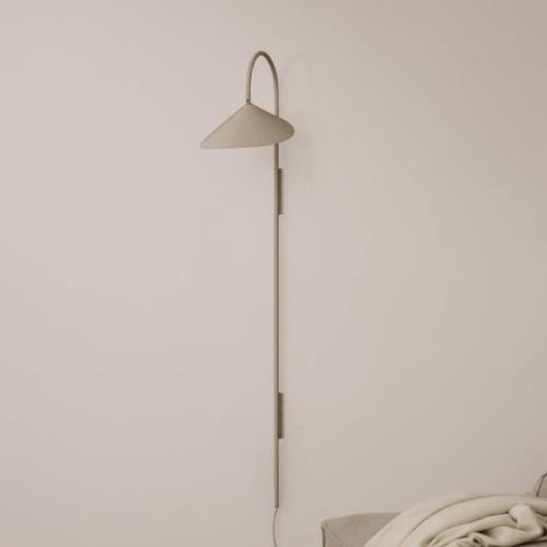 ferm LIVING Wandleuchte Arum Swivel Tall, beige, Stecker