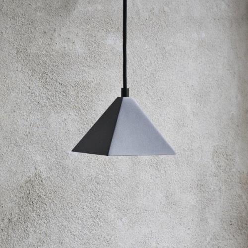 ferm LIVING Hängeleuchte Kare, schwarz, Edelstahl, 12,5 cm