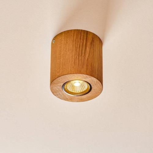 Deckenlampe Wooddream 1-flammig Eiche, rund, 10cm