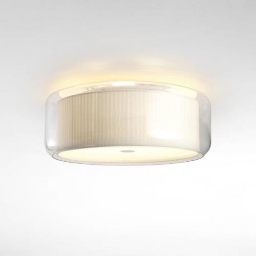 MARSET Mercer C Deckenlampe aus Glas und Baumwolle