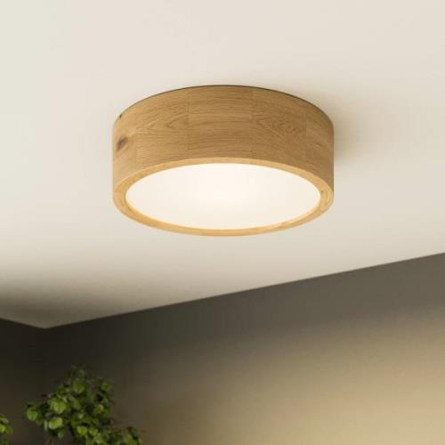 Envostar Kerio Deckenlampe, Ø 27 cm, eiche natur