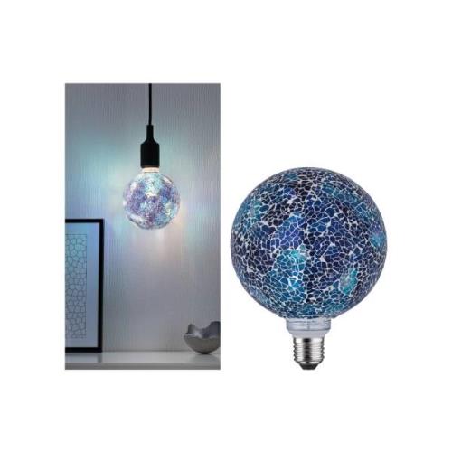 Paulmann E27 LED-Globe 5W Miracle Mosaic blau