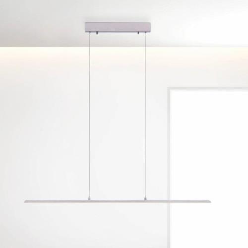 PURE LED-Hängeleuchte Lite, silber, 100 cm, CCT, dimmbar