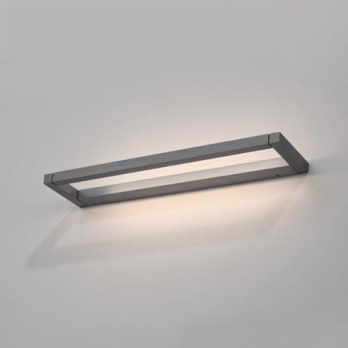 PURE LED-Wandleuchte Puro grau Breite 50 cm Aluminium Dimmer