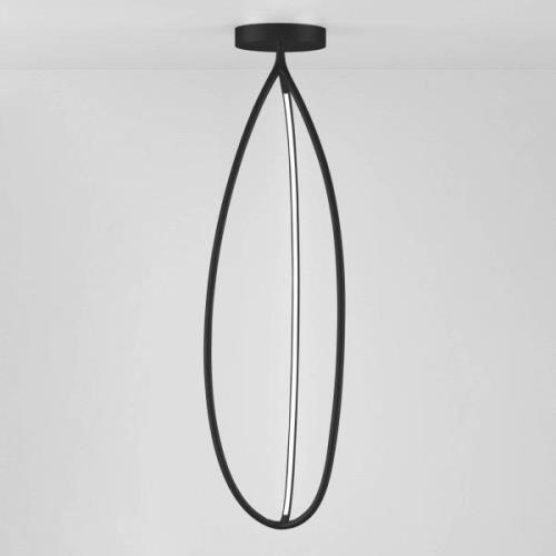 Artemide Arrival Deckenlampe, App, schwarz, 130cm