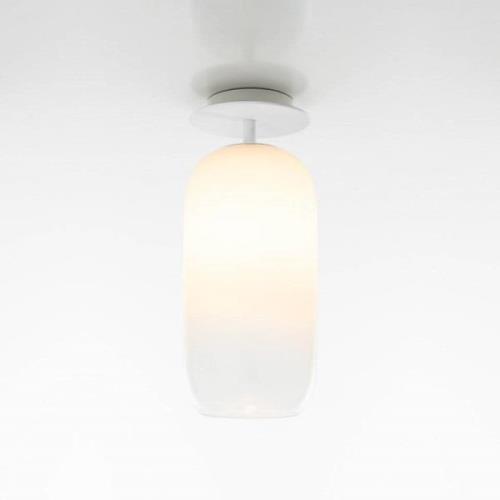 Artemide Gople Mini Deckenlampe, weiß/weiß