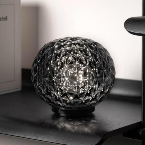 Kartell Mini Planet LED-Tischleuchte, rauchgrau