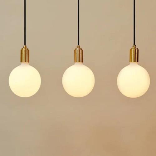 Tala Triple Pendant Linear, Metall, LED-Globelampe opal