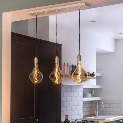 Tala Triple Pendant Linear, Metall, LED-Globelampe klar